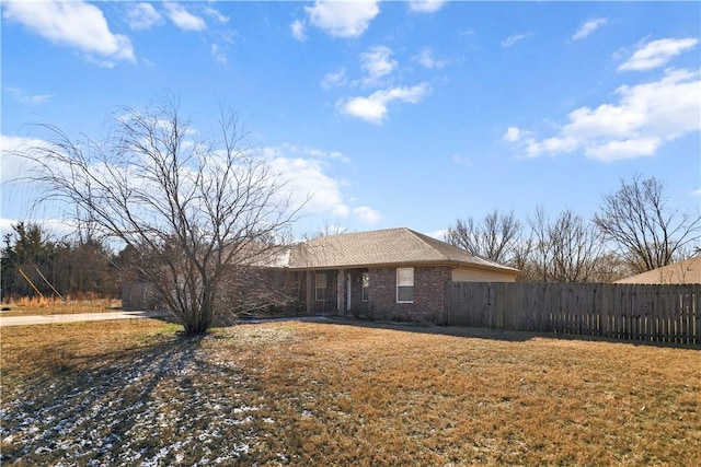 view of front of home