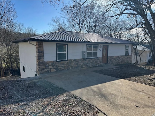 view of ranch-style house