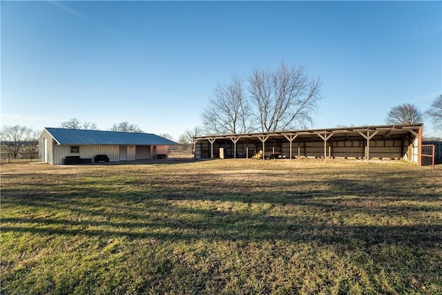 view of stable