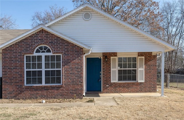 view of front of property