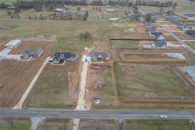13121 Bethel Blacktop Rd, Farmington, AR 72730 - birds eye view of property featuring a rural view