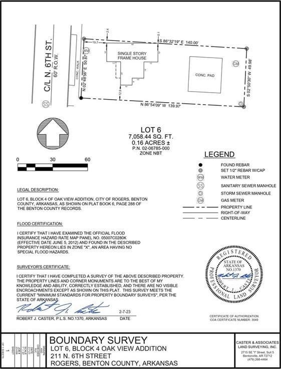 211 N 6th St, Rogers AR, 72756 land for sale