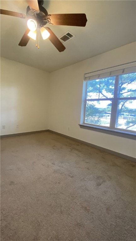 empty room featuring carpet floors