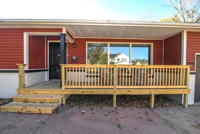 view of entrance to property