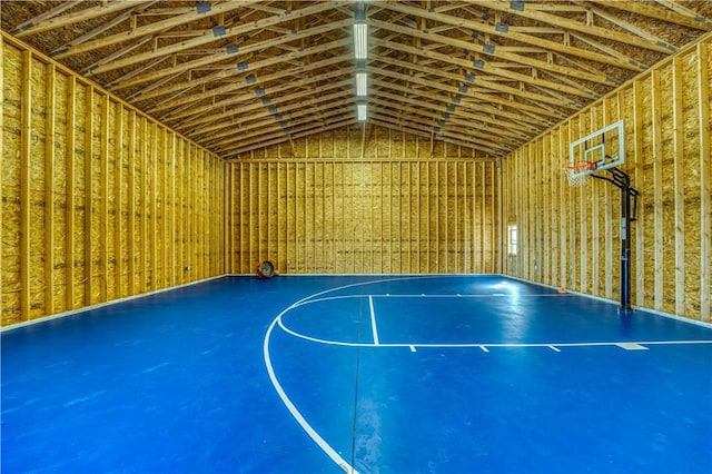 view of sport court with basketball court