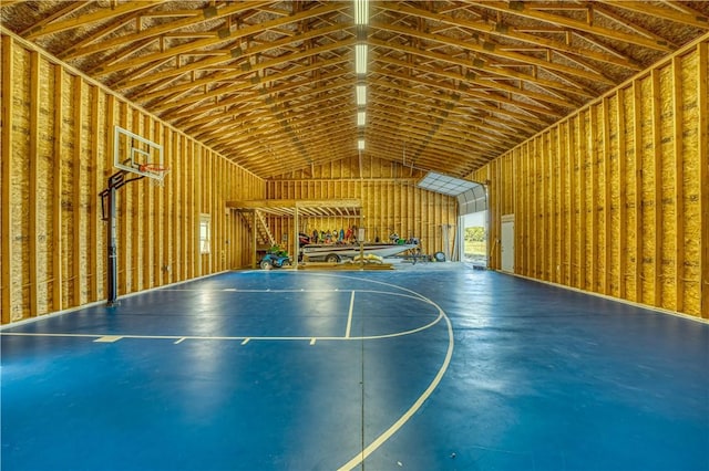 view of sport court with basketball court