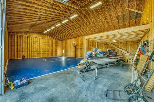 view of basketball court