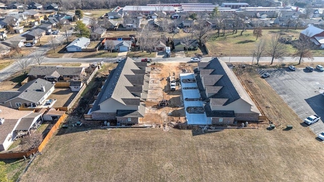 bird's eye view featuring a residential view