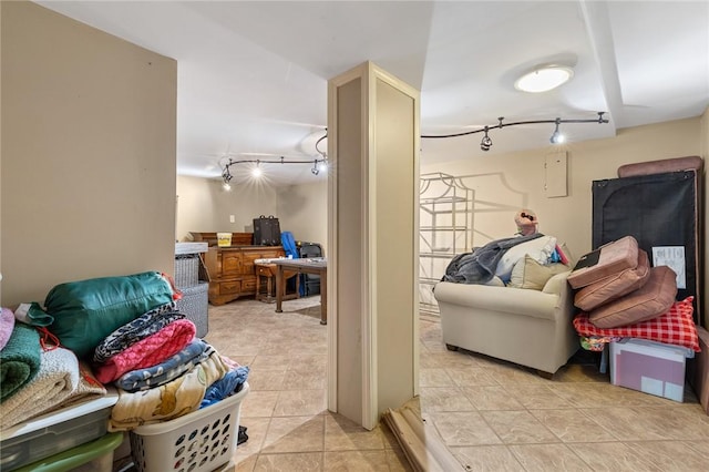 view of tiled bedroom