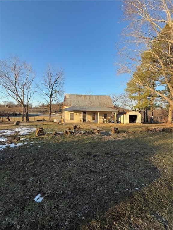 view of rear view of property