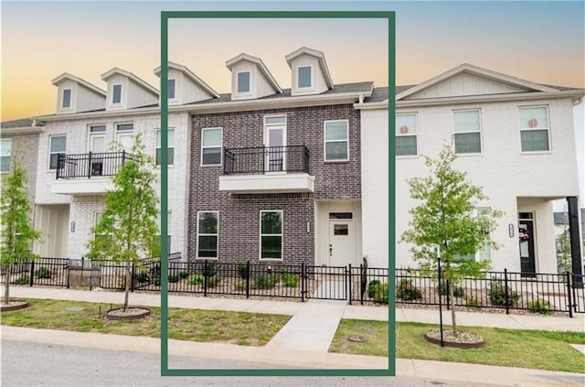 view of townhome / multi-family property