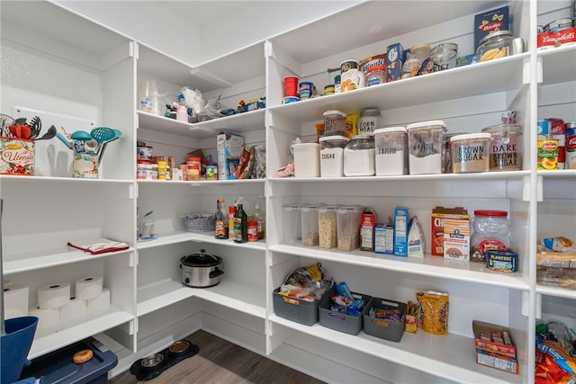 view of pantry