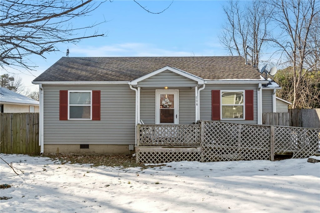 view of front of house