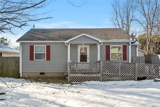 view of front of house