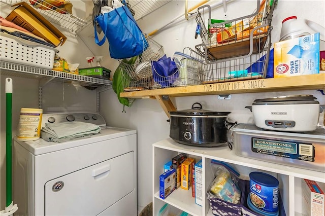 washroom featuring washer / clothes dryer