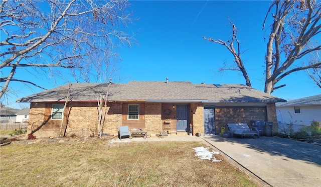 rear view of house with a lawn