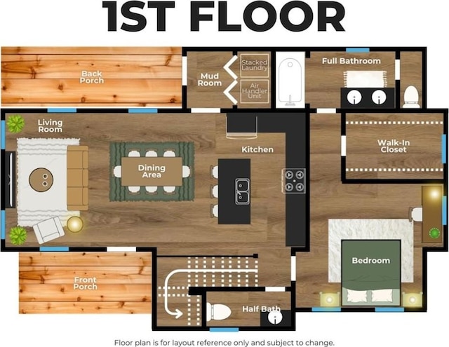 937 S Wichita Ave, Fayetteville, AR 72704 - floor plan / room layout