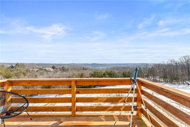 510 Chisholm Trl, Forsyth, MO 65653 - view of wooden terrace