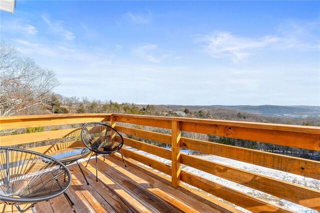 510 Chisholm Trl, Forsyth, MO 65653 - view of wooden deck