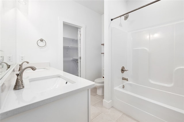 29 Shanklin Dr, Bella Vista, AR 72715 - bathroom with tile patterned flooring, double vanity, and shower / bathtub combination