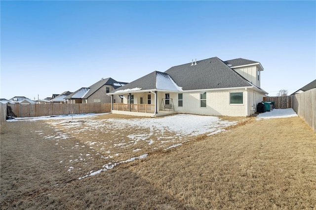 view of rear view of property