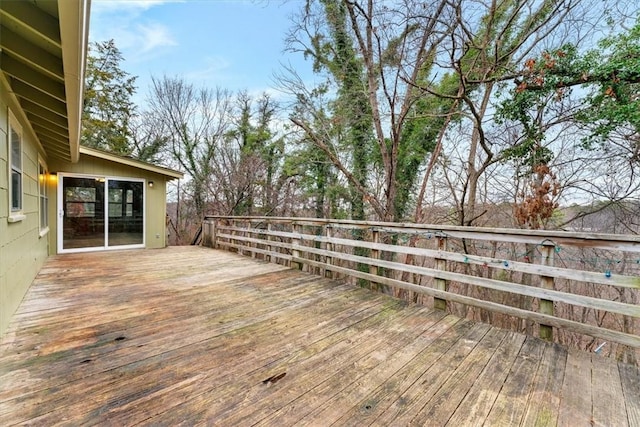 view of deck