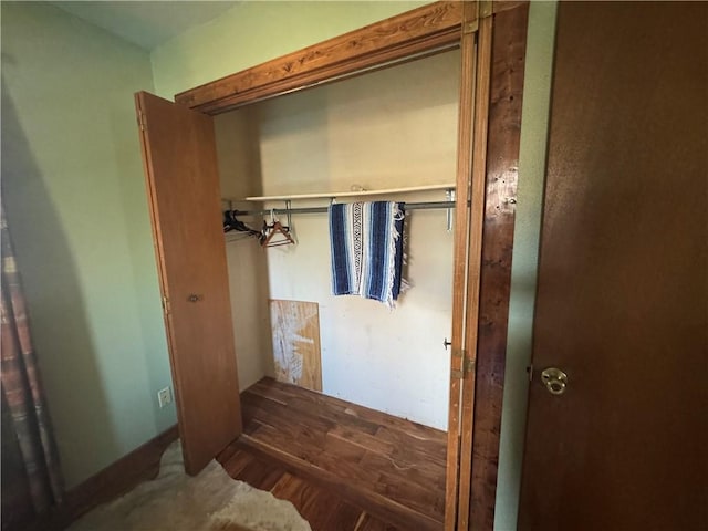 view of closet