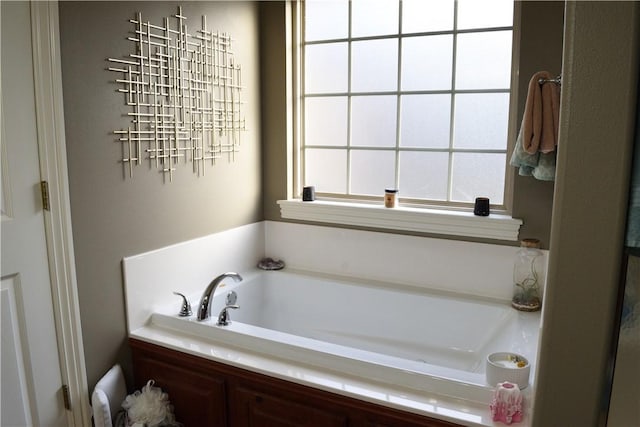 bathroom with a bathing tub