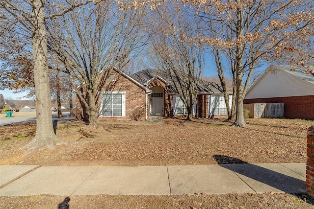 view of ranch-style house