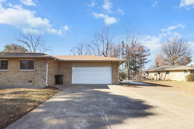 view of home's exterior with a garage