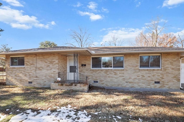 view of ranch-style house