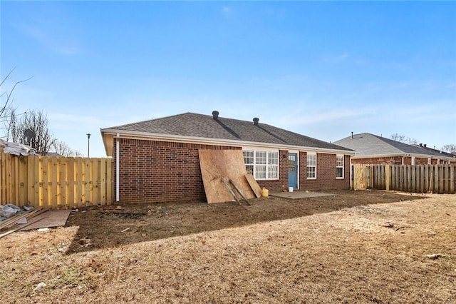 view of rear view of property