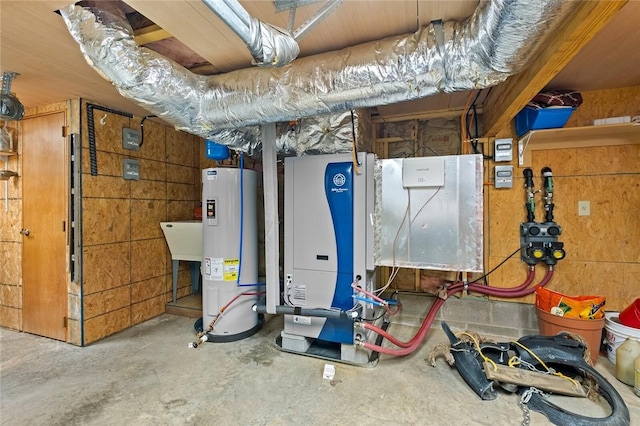 utilities with electric water heater