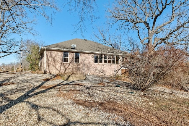 view of rear view of house