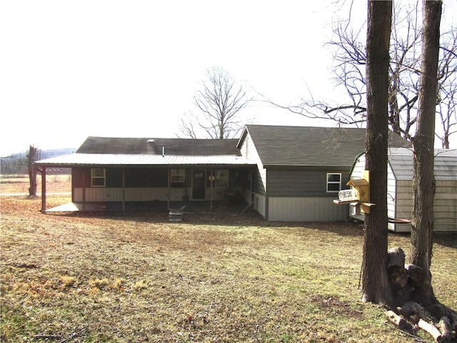 view of rear view of house