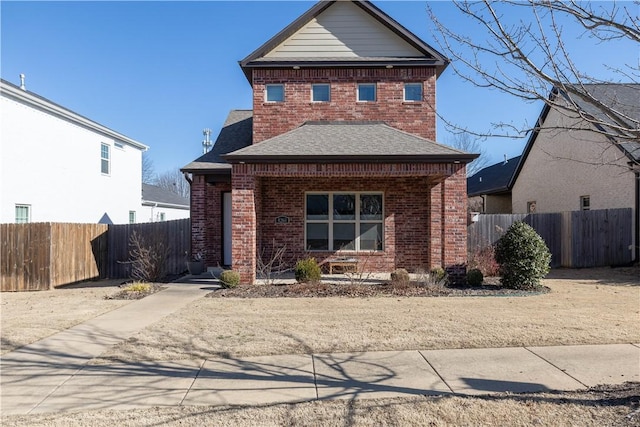 front of property featuring a porch