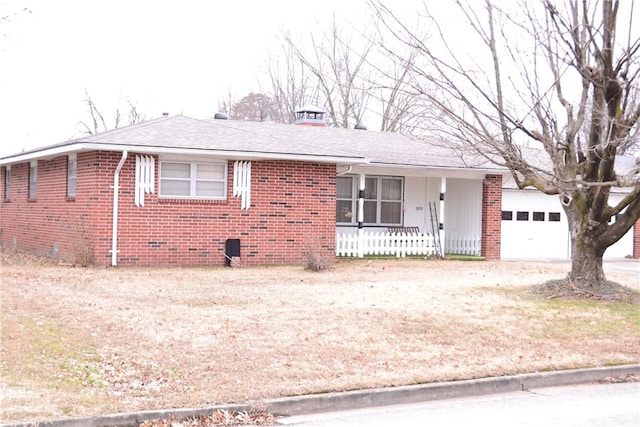 ranch-style house with a garage