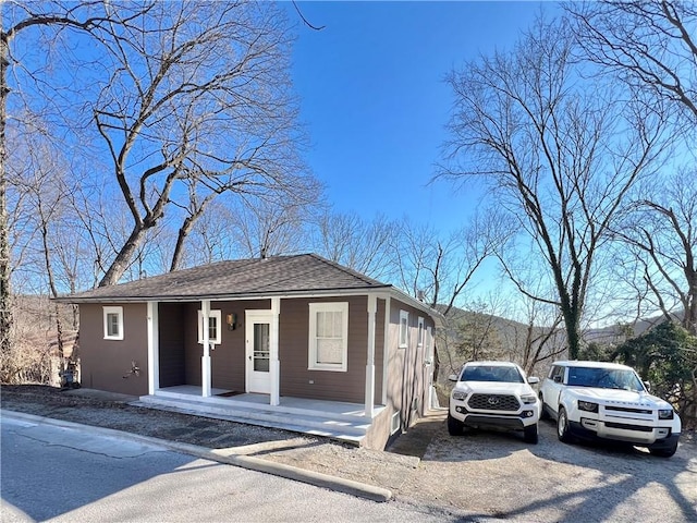 view of front of house with a porch