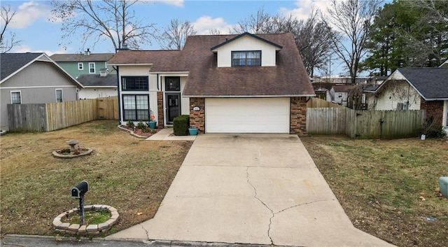 view of front of house with a front yard