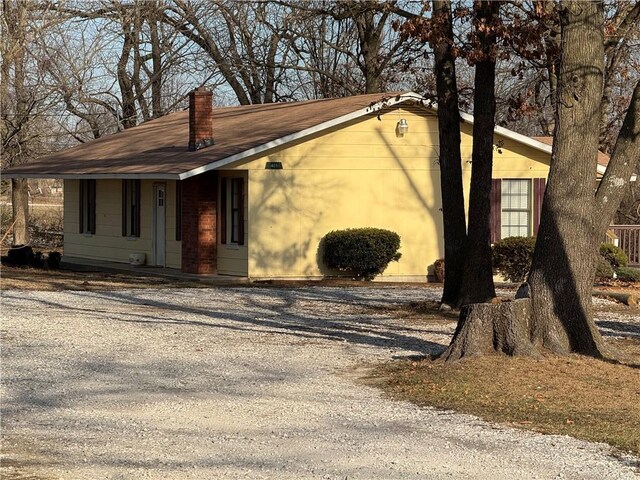 view of ranch-style home