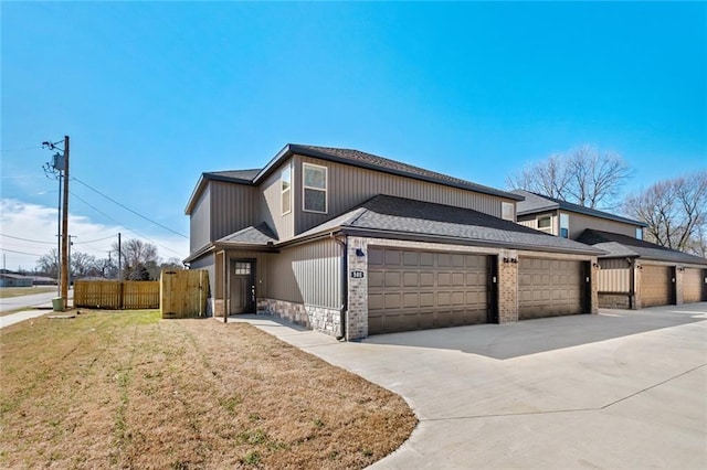 view of property exterior with a yard