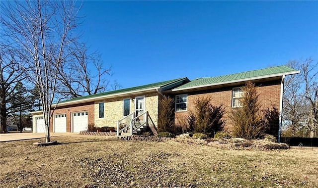 ranch-style house with a garage