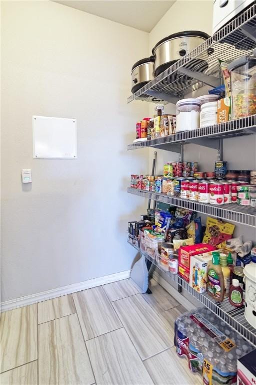 view of pantry