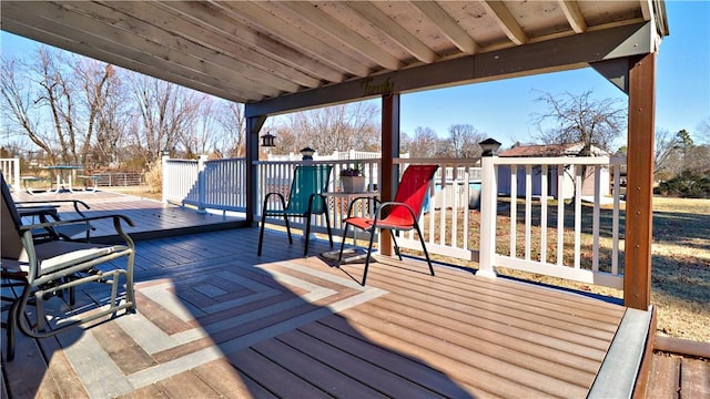 3001 Waukesha Rd, Siloam Springs, AR 72761 - view of wooden deck