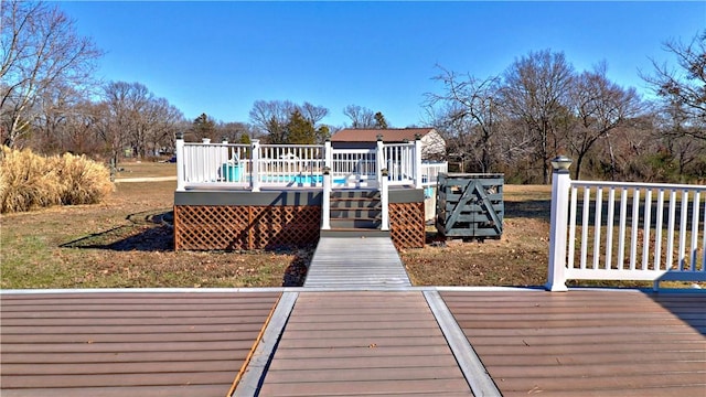 3001 Waukesha Rd, Siloam Springs, AR 72761 - view of wooden deck