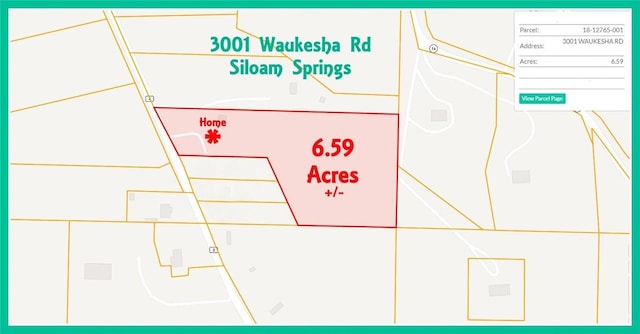 3001 Waukesha Rd, Siloam Springs, AR 72761 - map of parcels