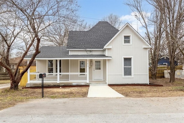 view of front of house with a porch