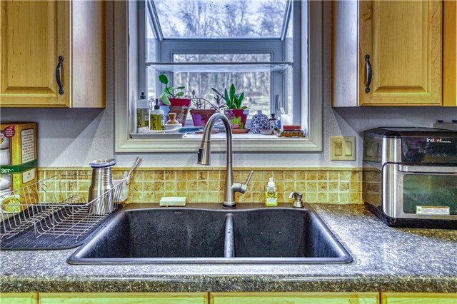 interior details with sink