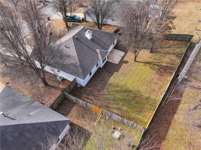 view of subject property