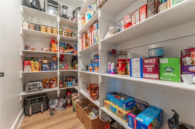 view of pantry